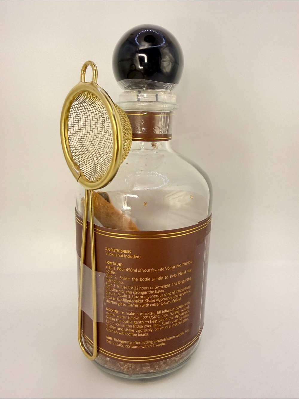 Rockwell Spirits Espresso Martini Mix - Brown & Gold Bottle - Picture 3 of 4